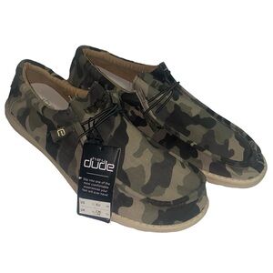 HEYDUDE Mens Wally Camo Shoes NWT Hey Dude